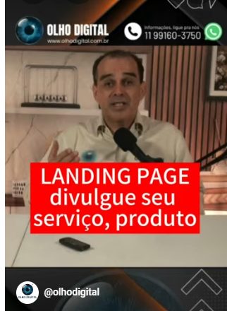 Landing Page: página de apoio para divulgar seu serviço, produto