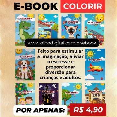E-book Para Colorir