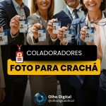 Foto para Crachá. Estúdio móvel na sua empresa