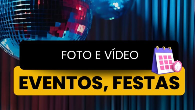EVENTOS: Cada festa carrega histórias, sorrisos e lembranças que merecem durar pra sempre.