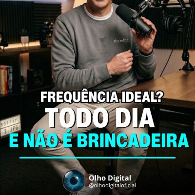 Uma vez por semana? Respira fundo… 😮