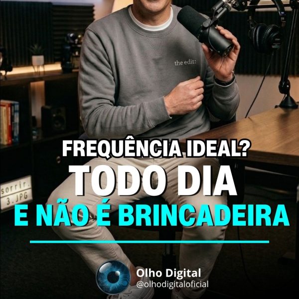 Uma vez por semana? Respira fundo… 😮