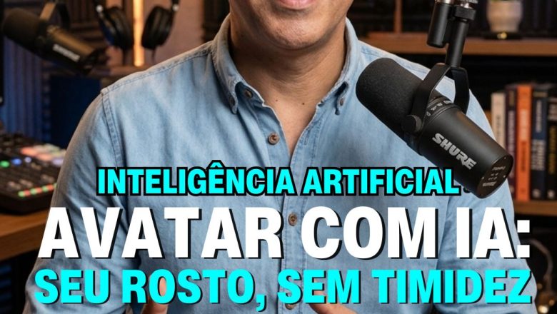 Avatar com roupa, cenário, expressão… tudo no seu estilo.