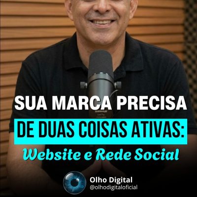 Site institucional claro + conteúdo educativo nas redes = marca forte.