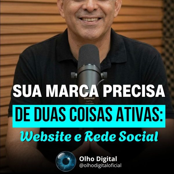 Site institucional claro + conteúdo educativo nas redes = marca forte.