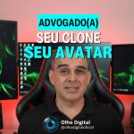 Olá Advogado(a) Clone Avatar e cenário personalizado