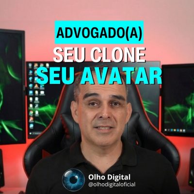 Olá Advogado(a) Clone Avatar e cenário personalizado