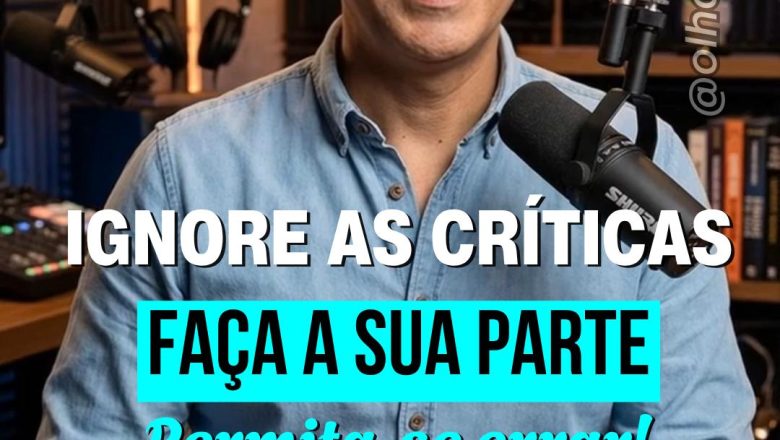 🎯 Só erra quem faz. Haters vão existir – sempre.