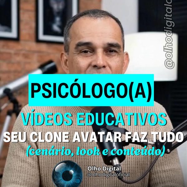 🥗 Psicólogo(a), que tal um clone digital para divulgar seu serviço?