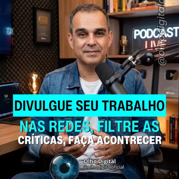 Divulgar seu trabalho nas redes exige coragem – porque toda exposição atrai opiniões.Mas cuidado: nem toda crítica merece o mesmo peso. 🎯