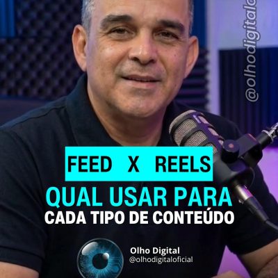O Feed é a sua vitrine permanente. O Reels é o seu megafone para alcançar o mundo. 📱