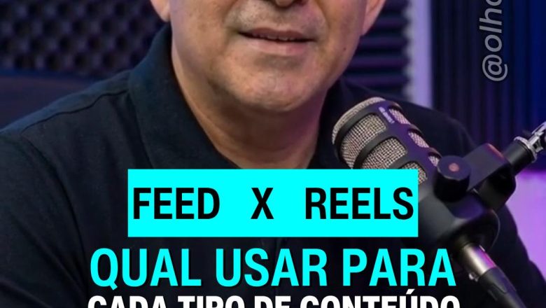 O Feed é a sua vitrine permanente. O Reels é o seu megafone para alcançar o mundo. 📱