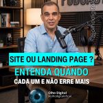 Escolher entre Site e Landing Page é como comparar uma loja de departamentos com uma cabine de vendas focada.