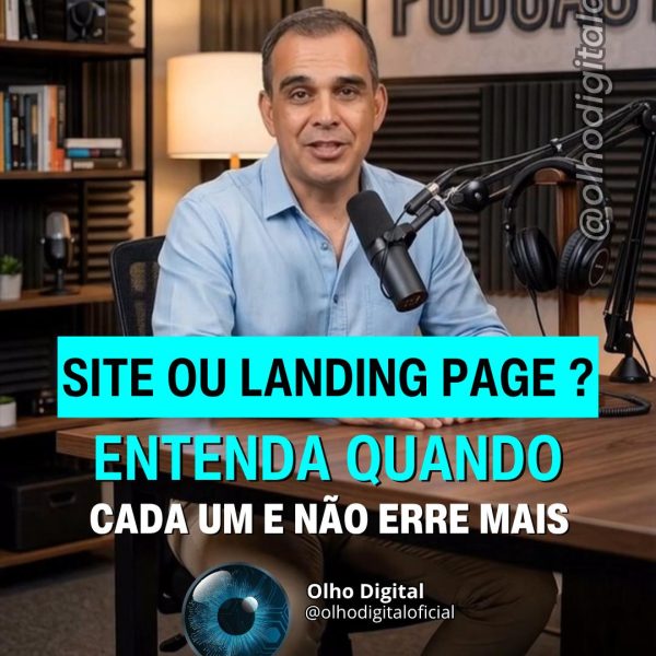 Escolher entre Site e Landing Page é como comparar uma loja de departamentos com uma cabine de vendas focada.