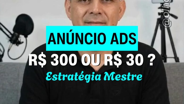 💰 INVESTIR R$ 300,00 DE UMA VEZ OU 10X R$ 30,00 NO META ADS? 🎯