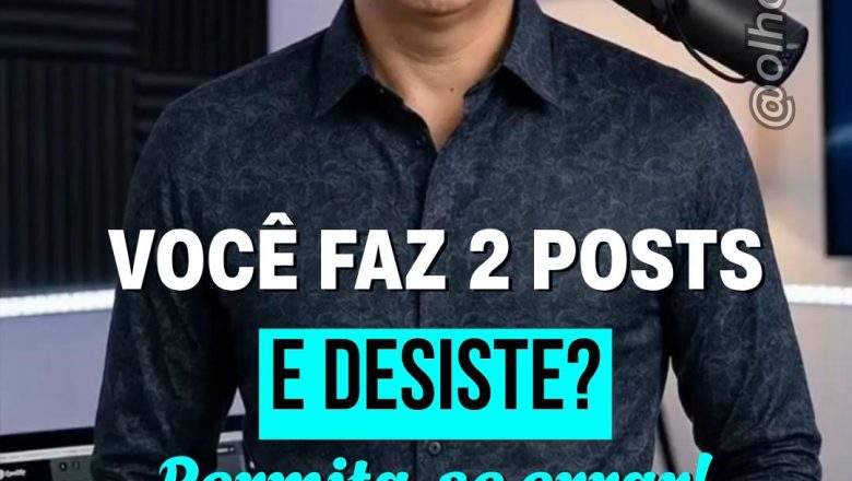 Você passa HORAS criando um conteúdo, posta no feed, olha os números 5 minutos depois…
